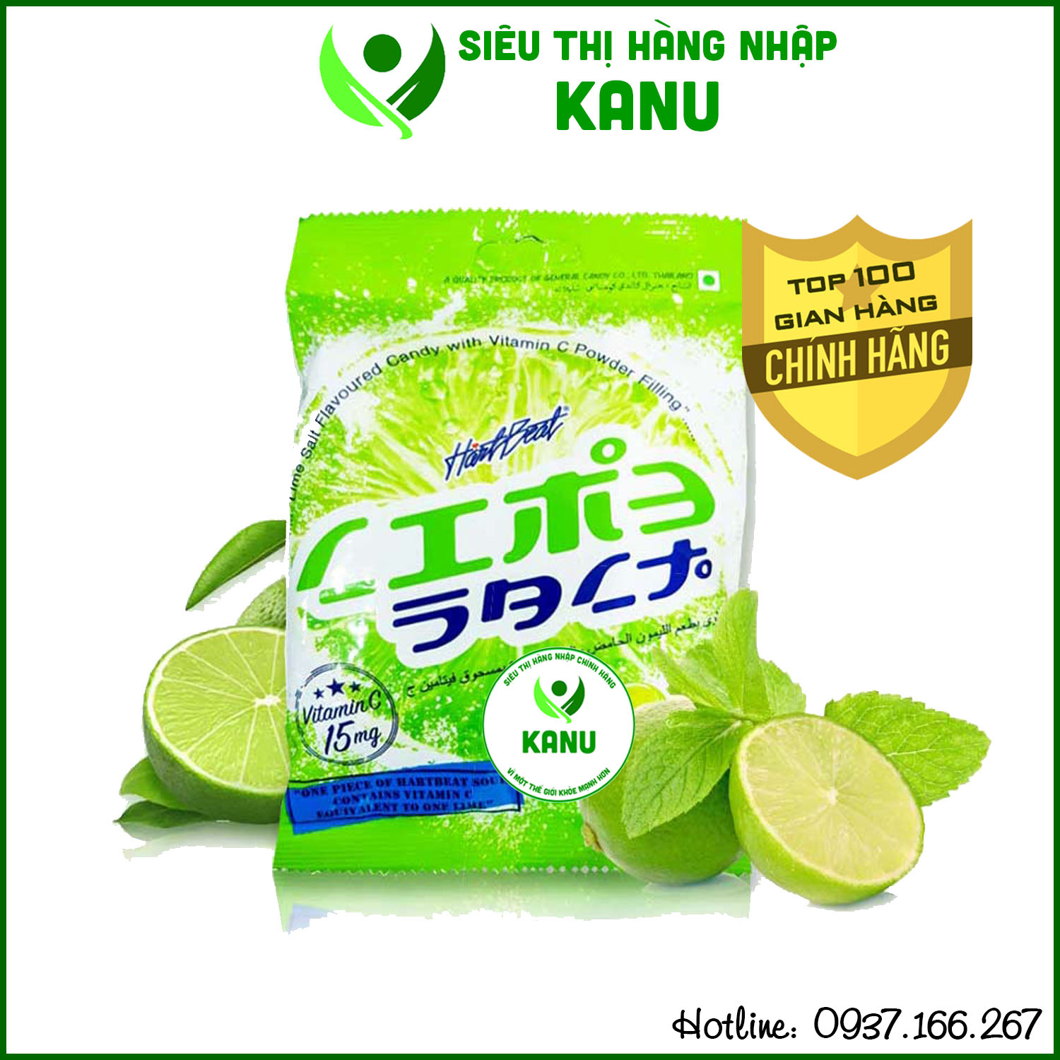 Kẹo chanh muối Thái Lan 120g