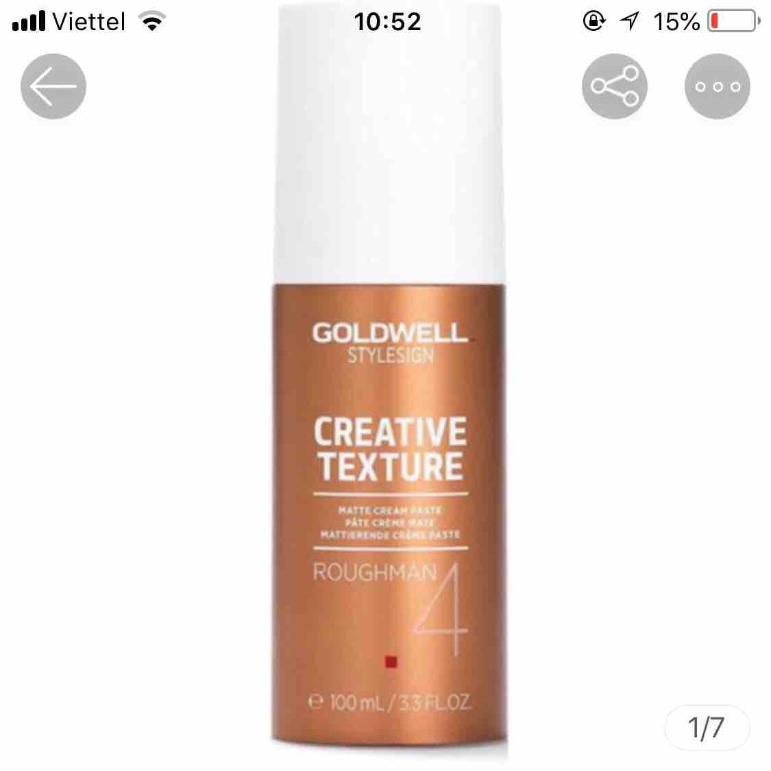 [HCM]Paste tạo kiểu Goldwell Roughman Creative Texture 4 100ml ( mẫu mới)