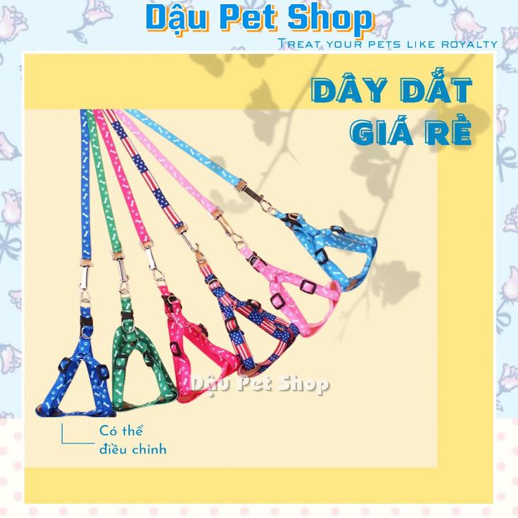Dây dắt thú cưng nhỏ đi dạo giá rẻ