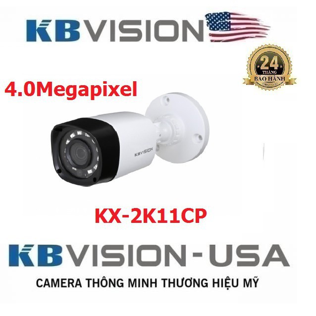Camera kbvision 4MP KX-C2K11CP ống kính 3.6mm