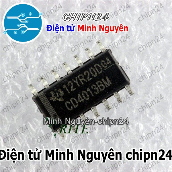 [3 con] (SOP) IC Dán CD4013 SOP-14 (SMD) (CD4013BM 4013) - HH003400