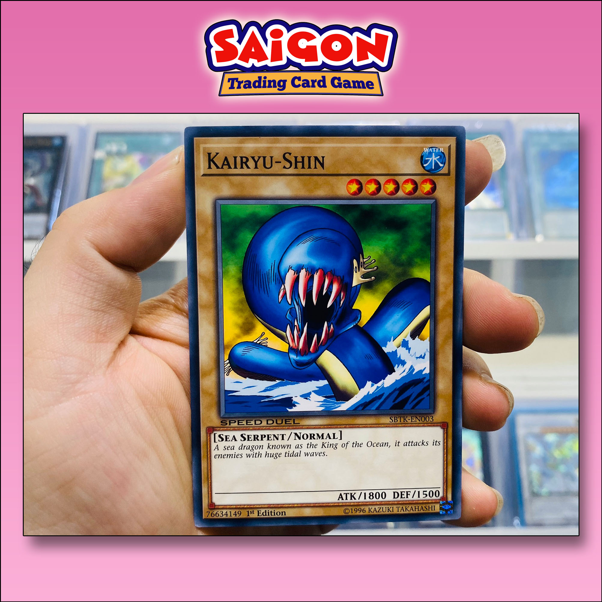 Thẻ bài yugioh mã sbtk-en003 - kairyu-shin - common - 1st edition