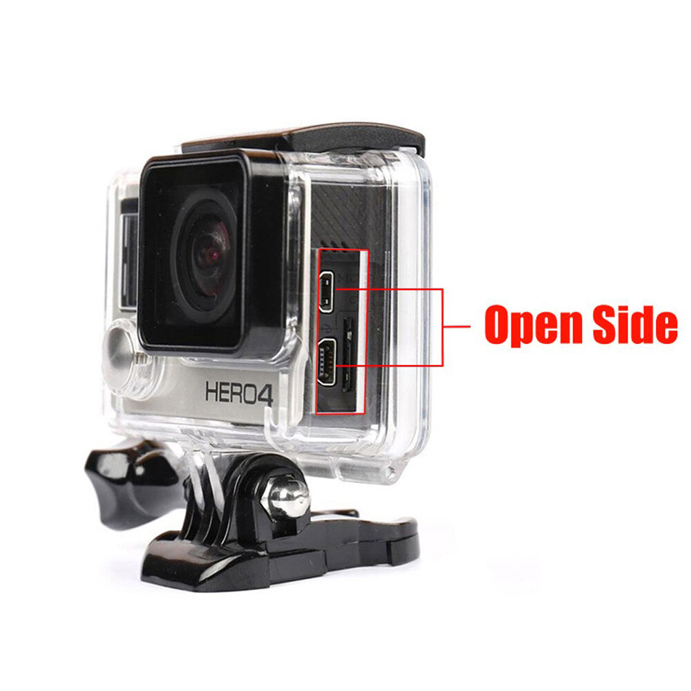Case GoPro Hero 3, Hero 4 có lỗ cắm sạc