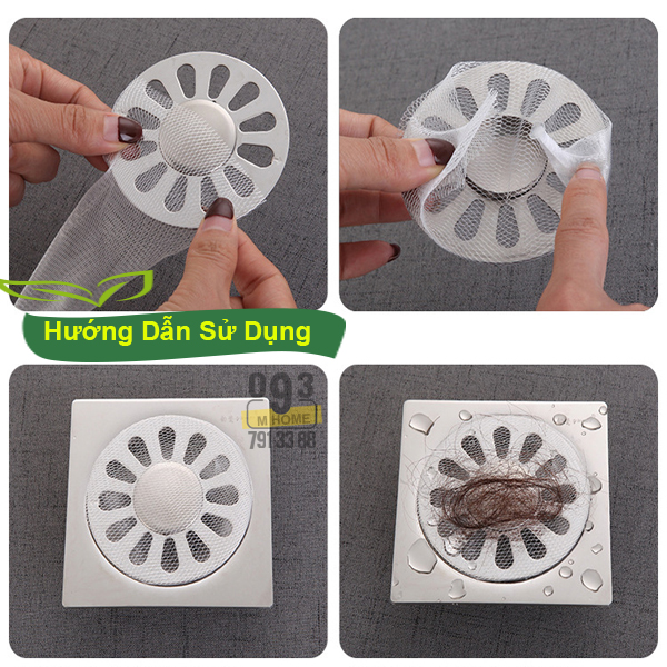Túi Lọc Rác Nắp Thoát Nước Hố GaTúi Lưới Lọc Rác Bồn Rửa Chén 17 cm 20 cm