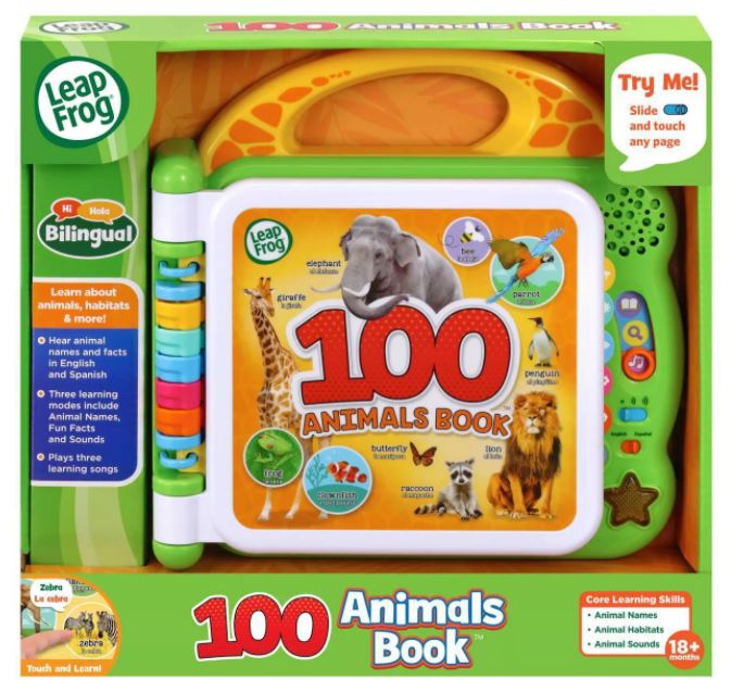 [Leapfrog] Sách cảm ứng LeapFrog - 100 con vật