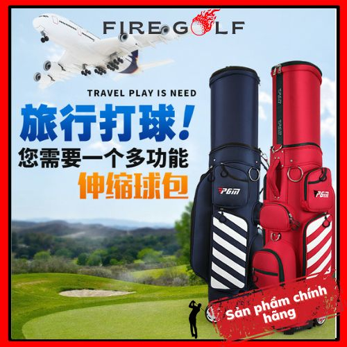 Túi đựng gậy golf PGM CHÍNH HÃNG QB041 có bánh xe đi máy bay chắc chắn dễ di chuyển