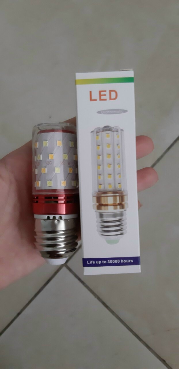 Đèn LED bắp 12W  3 chế độ sáng cao cấp chui E27, chui E14