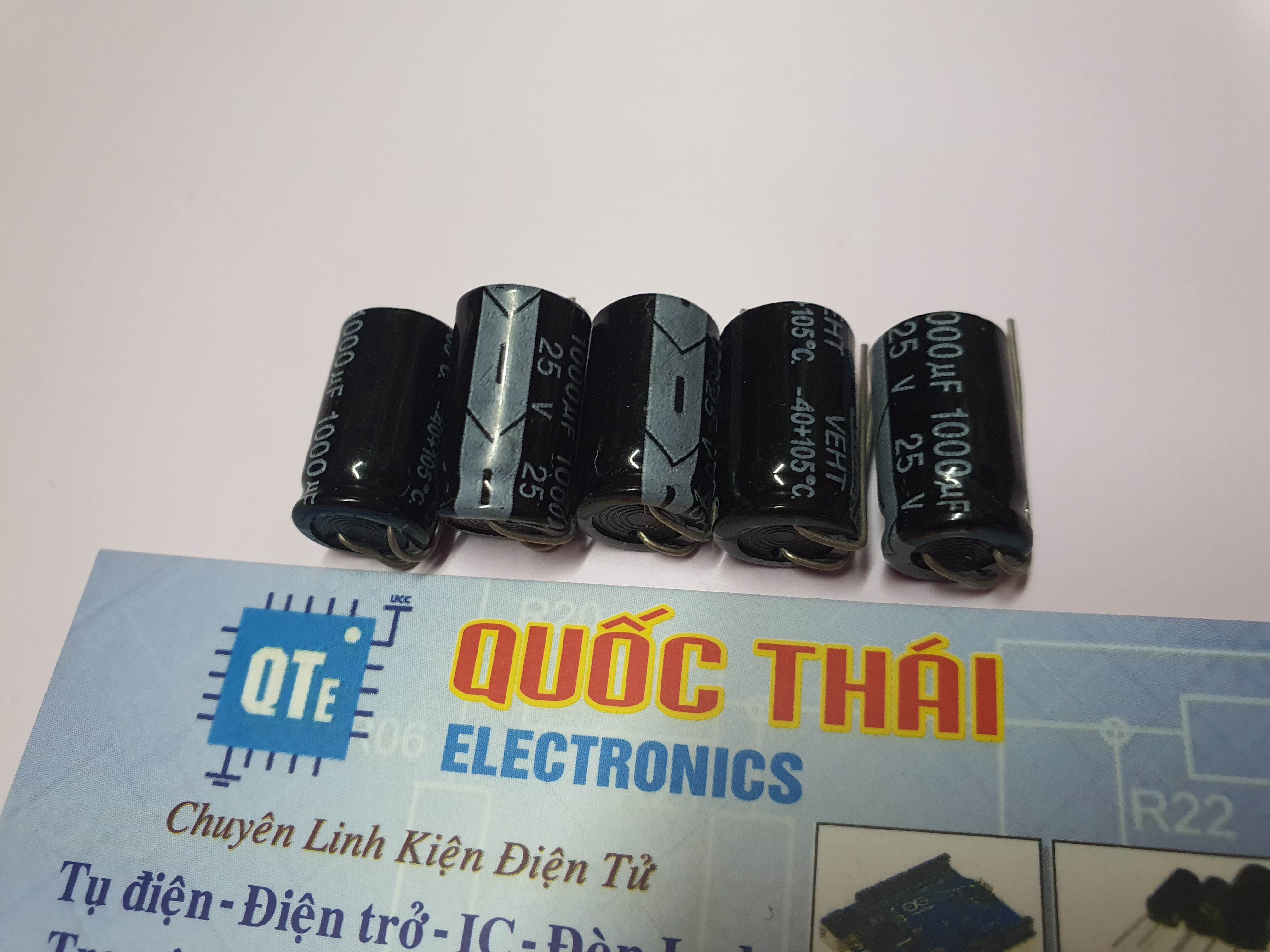 Combo 5 tụ 1000uf/25v