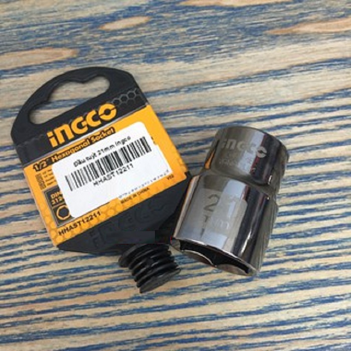 21mm Đầu tuýp 1/2inch INGCO HHAST12211