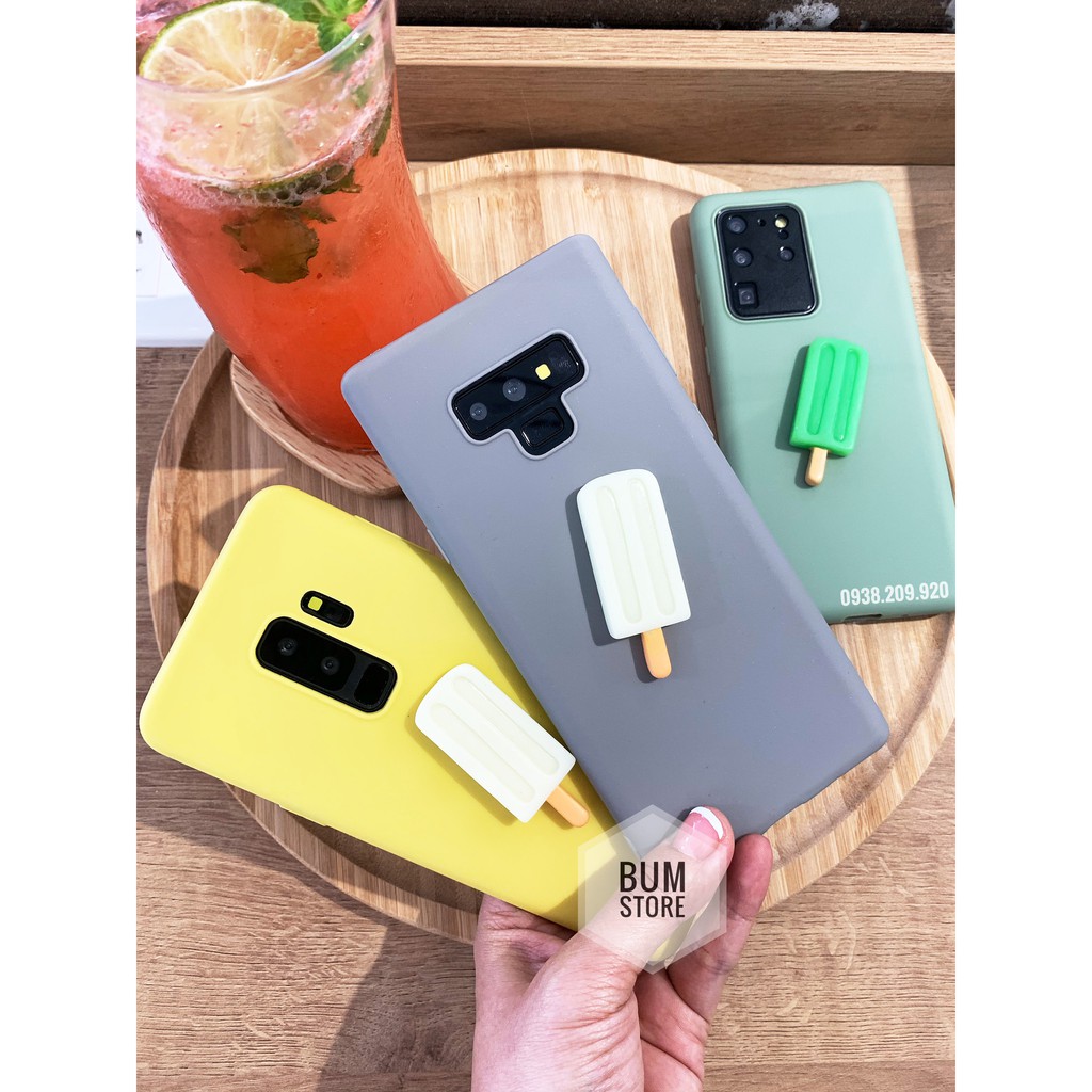 Ốp Lưng Que Kem Samsung Galaxy S20 Ultra / S20+ / S10+ / S10 / S9+ / Note 10+ / Note 10 / Note 9 / note 8