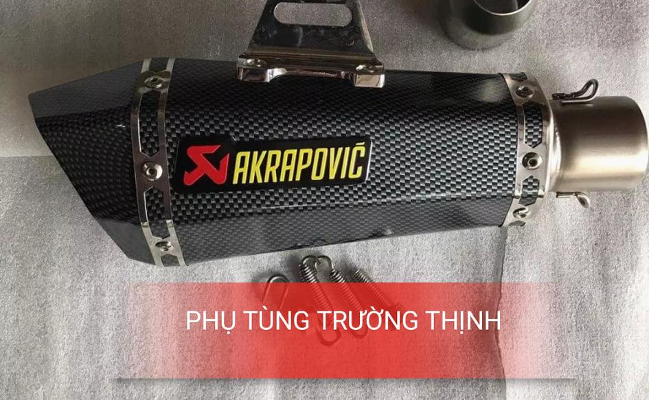 (HÀNG MỚI VỀ) Pô Akrapovic cacbon nhập
