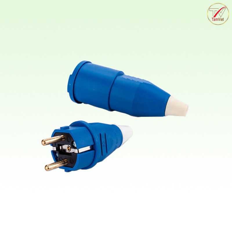 Phích cắm điện công nghiệp 16A 2 chấu