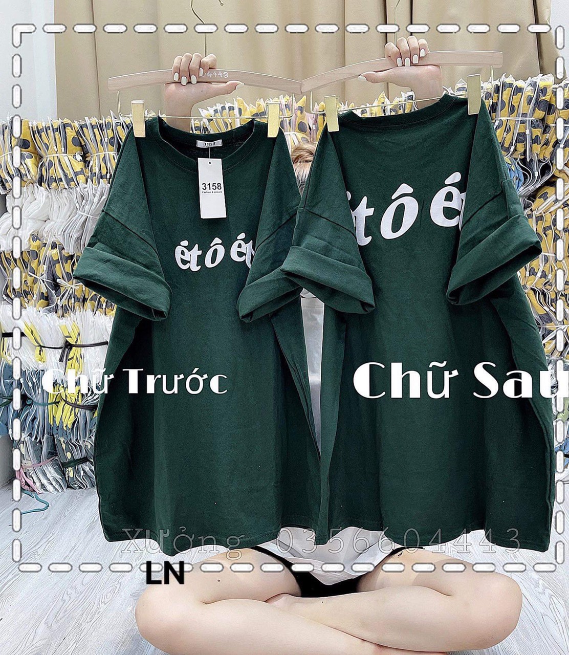Áo phông ét ô ét Chất cotton