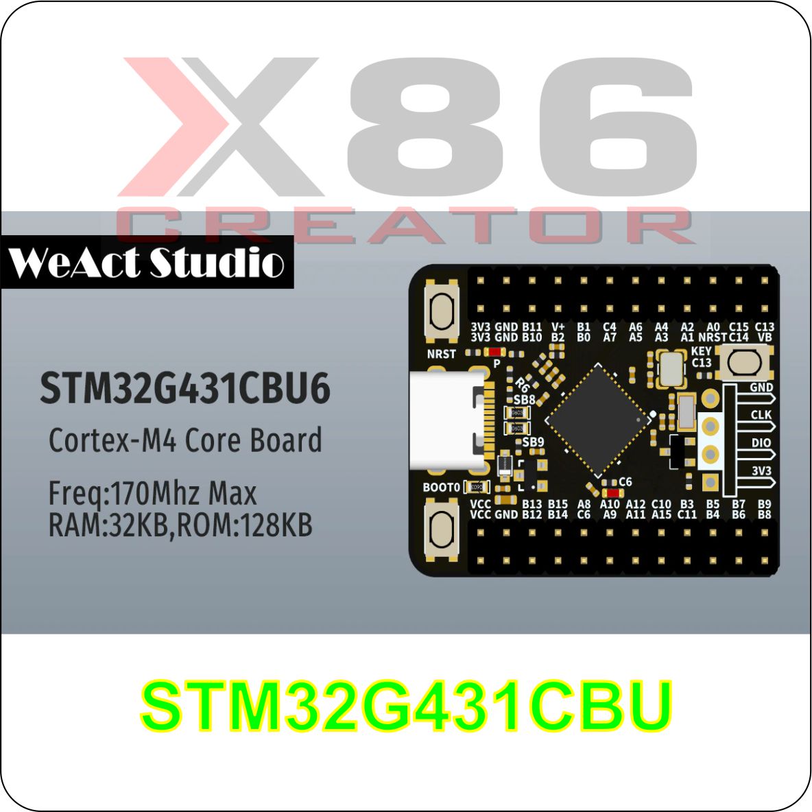 STM32G431CBU6 (WeAct Studio) MẠCH THỬ NGHIỆM