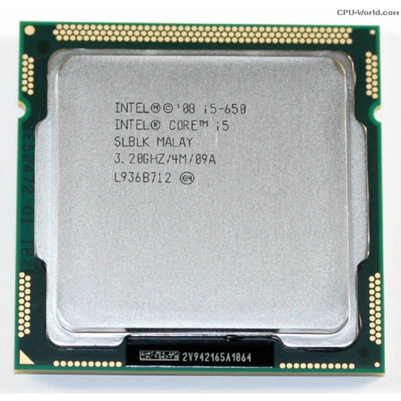 CPU core i3 Core i5 Core i7 socket 1156 cho main H55 H57