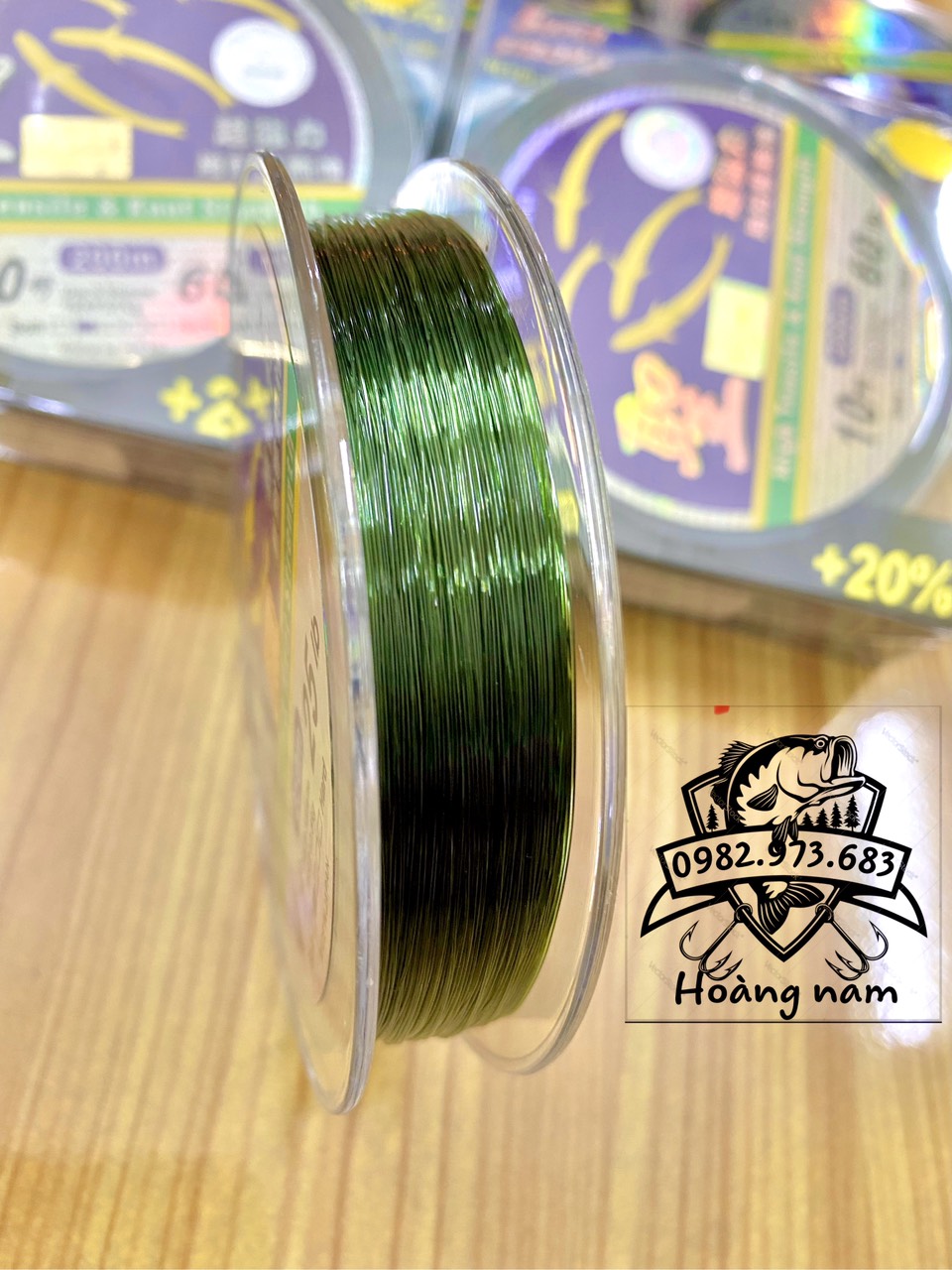 CƯỚC CÂU CÁ OKAMOTO 4 CON CÁ ( CƯỚC CÁ CƠM ) 250M ĐỦ SIZE -