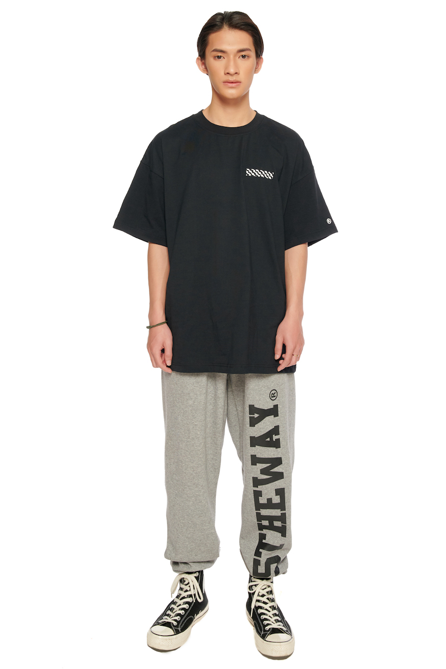 5THEWAY® /solid/ DROP SHOULDER TEE™ in BLACK aka Áo Thun Đen Tay Ngắn