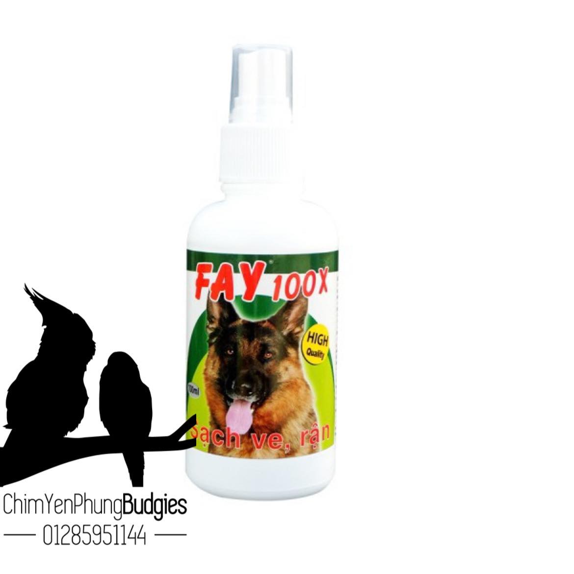 FAY 100X - Diệt ve rận cho chó, mèo (chai 100ml)