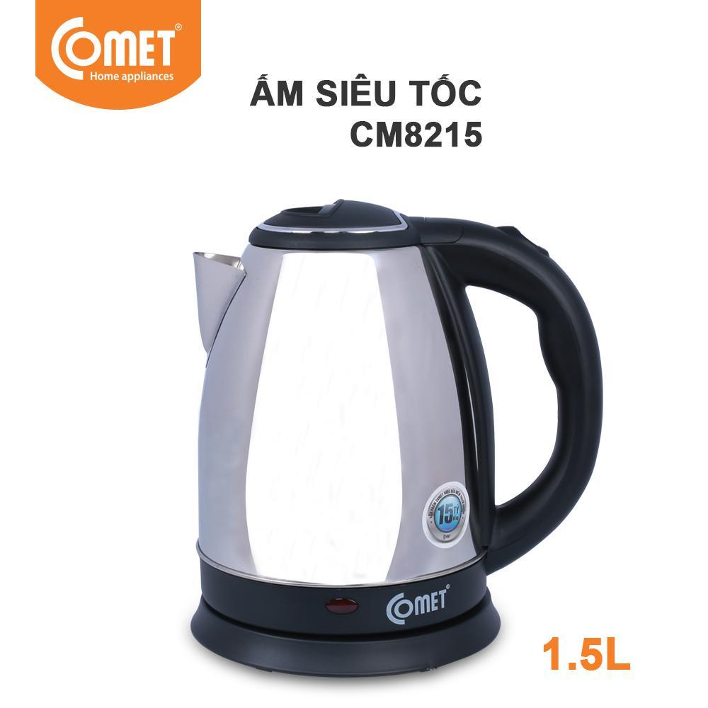 Bình ấm đun siêu tốc inox Comet 1.5 lít CM8215