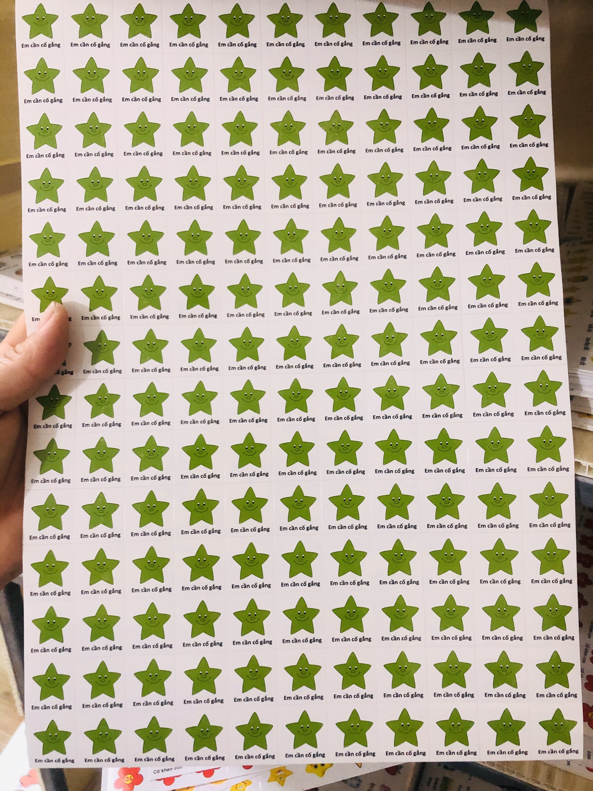 Sticker khen thưởng học sinh