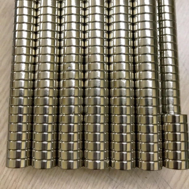 Combo ( 100 viên nam châm câu cá kt 10x2.5 lỗ 4mm)