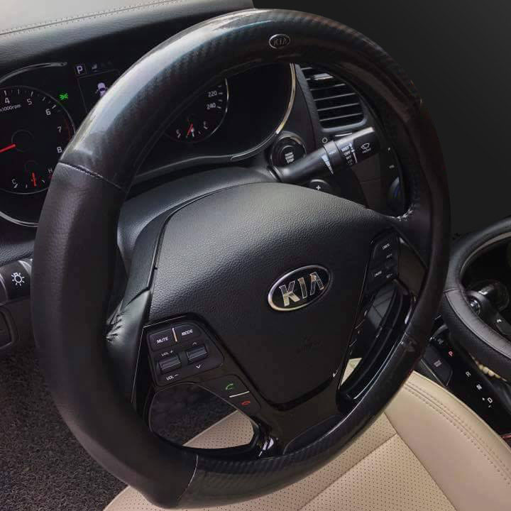 Bọc Vô Lăng Vân Carbon Xe KIA