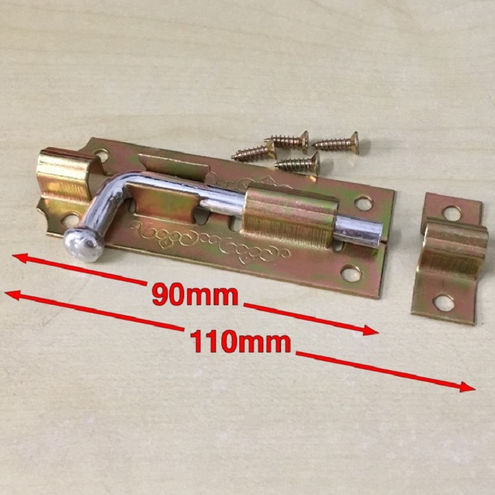 2 bộ 11 cm - chốt cửa đứng - chốt cửa sổ - chốt đứng 1t1