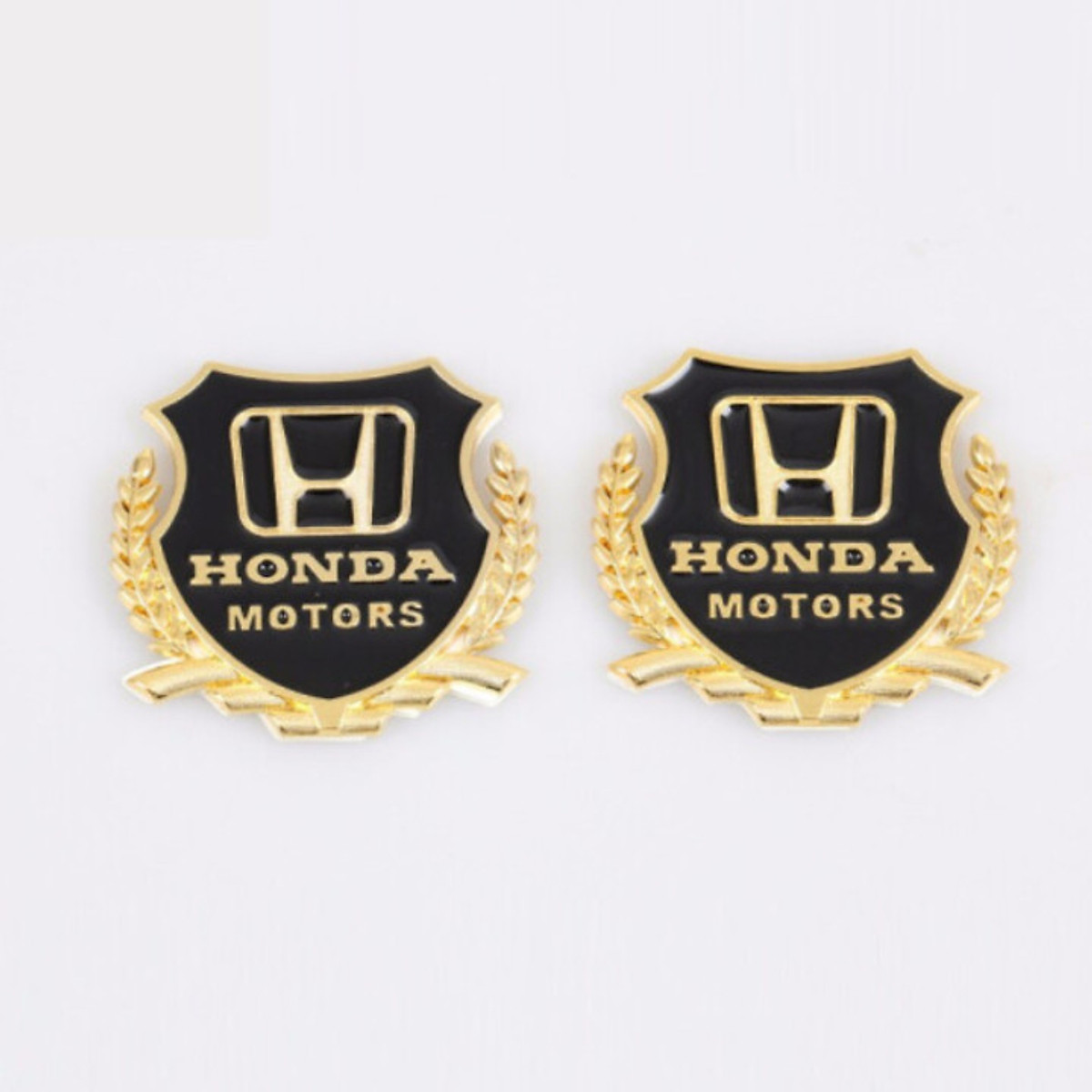 [HCM]Bộ 2 logo bông lúa dán xe ô tô
