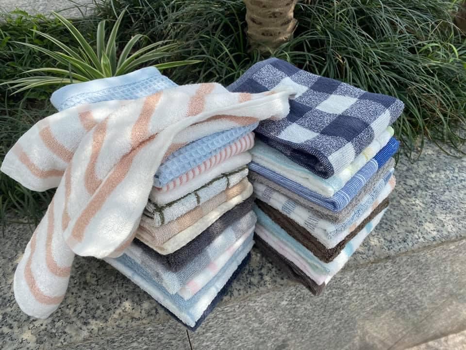 Khăn mặt cotton xuất nhật cao cấp, KT 37x37cm