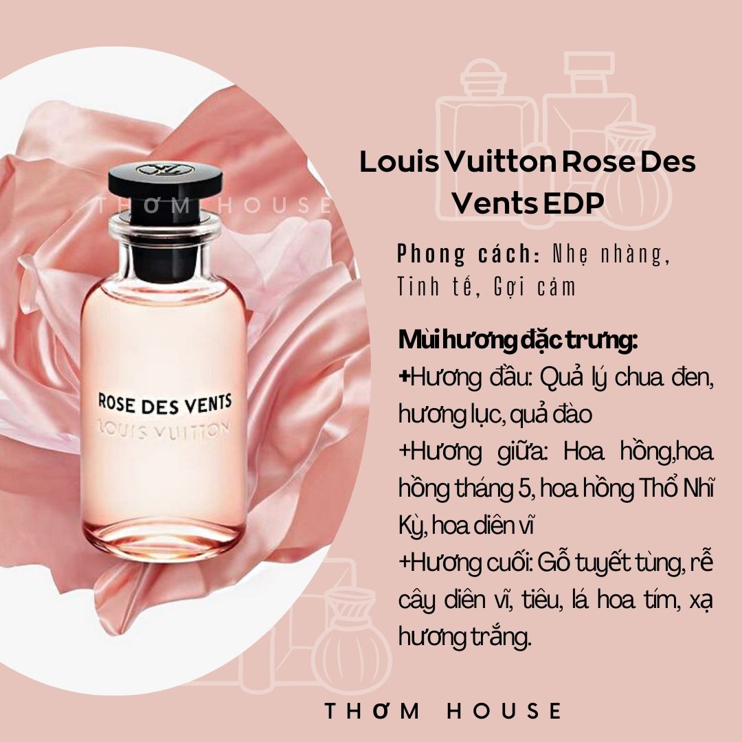 Nước hoa Louis Vuitton Rose des vents 100ml - Tín đồ hàng hiệu