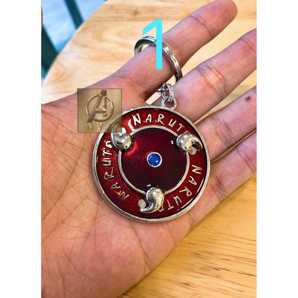 [HCM]Móc khoá Naruto Sharingan xoay cực đẹp