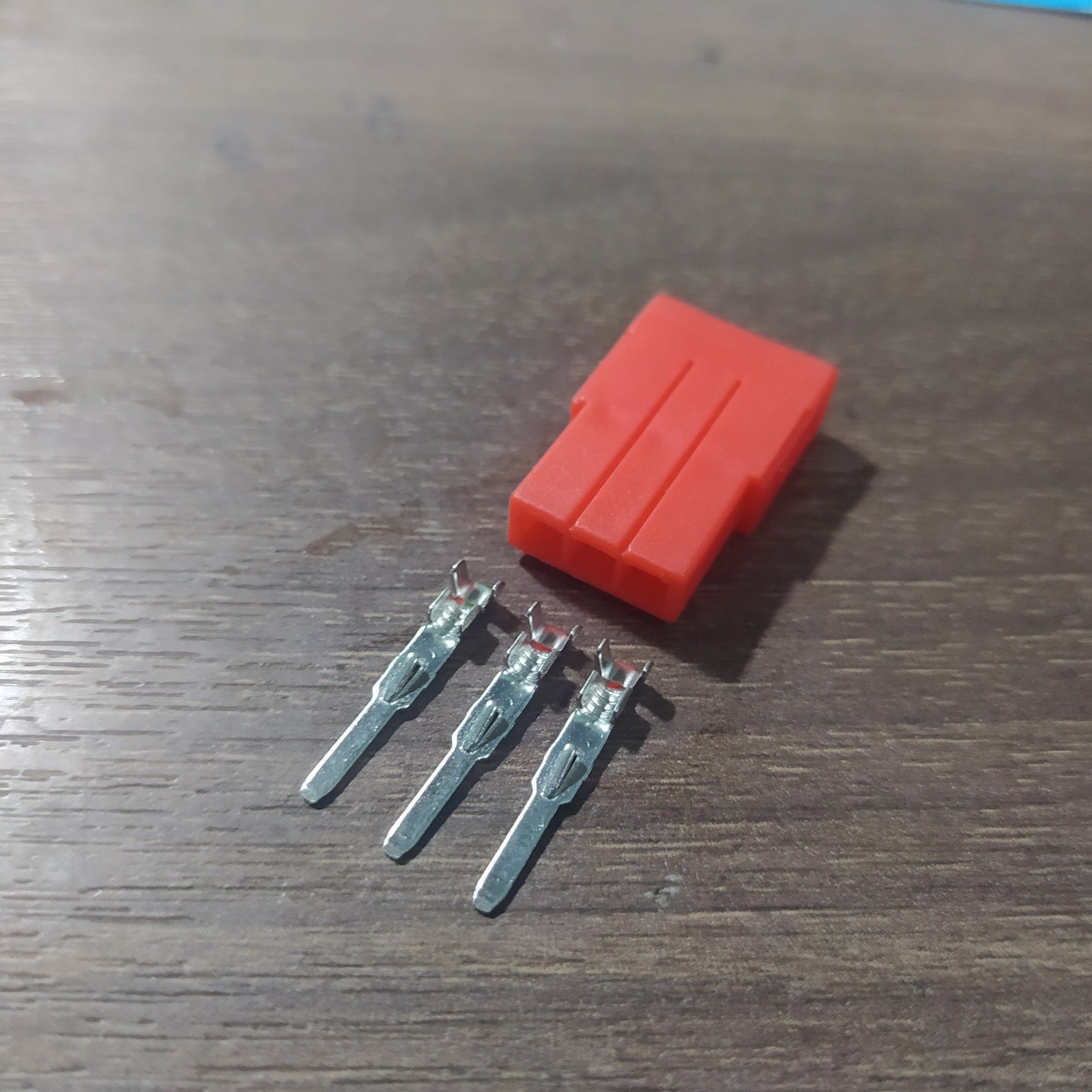 10 Bộ Jack + Cos 3P 2.2mm đỏ cho xe máy (10 bộ/ 1 bịch)