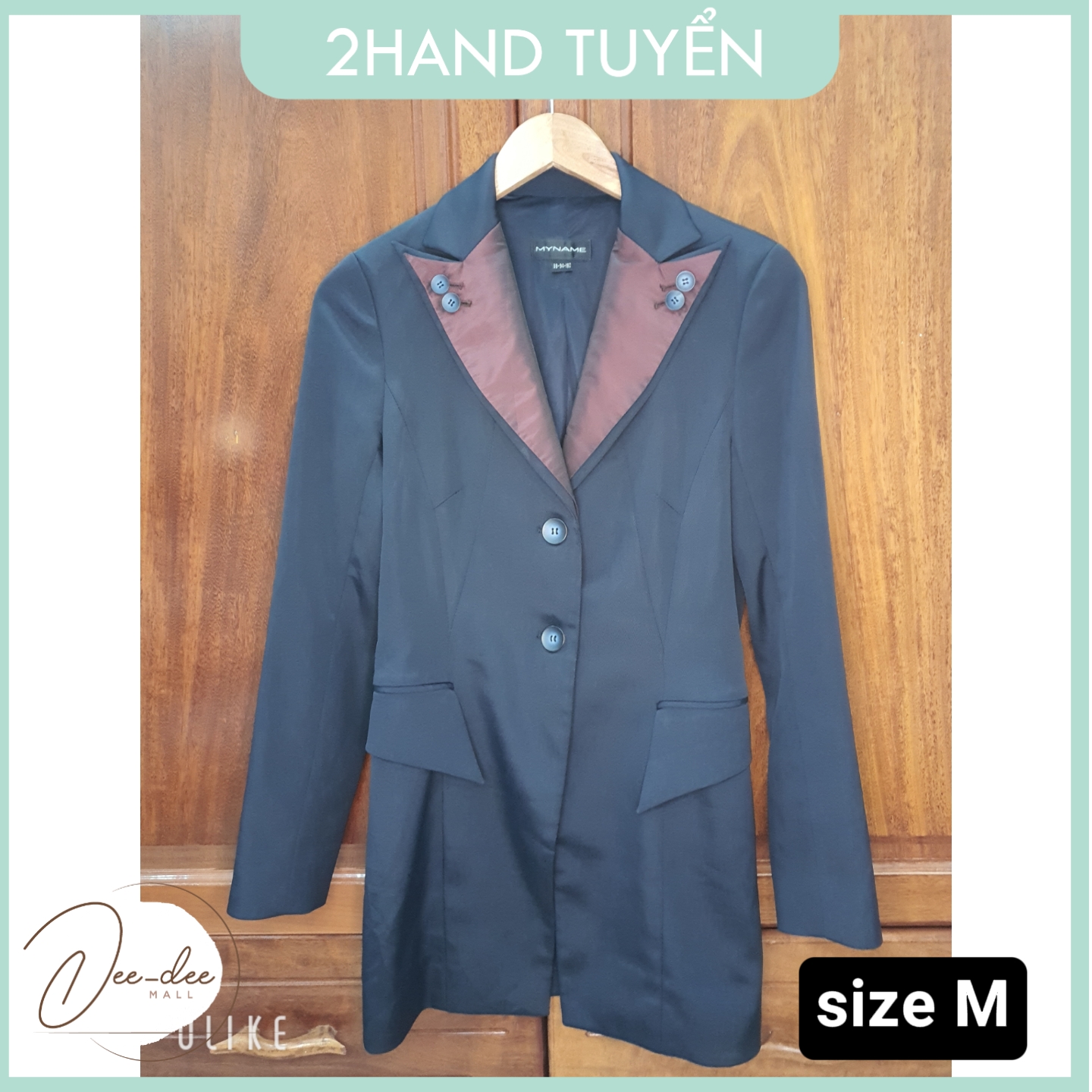 [2hand] Áo khoát vest - áo blazer nữ Hàn Quốc