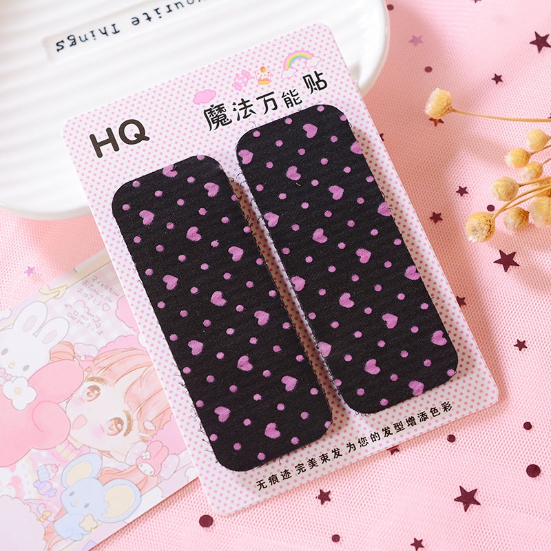 Combo 2 miếng dán tóc họa tiết nhỏ