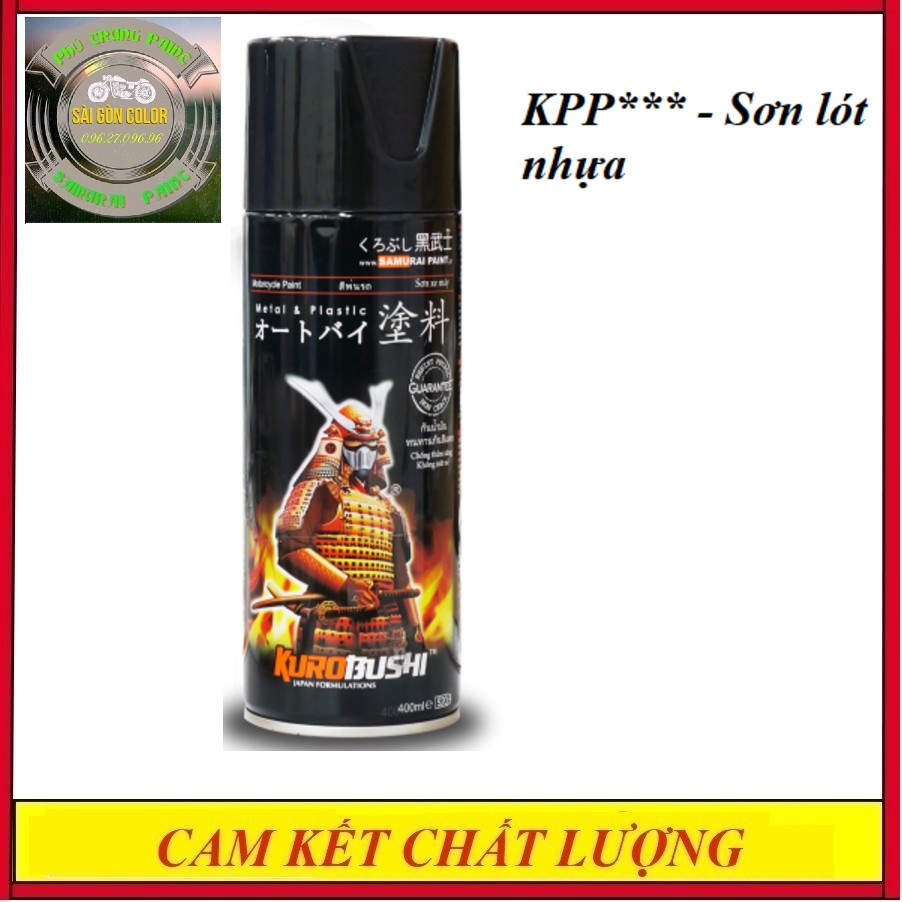 Sơn xịt Samurai sơn lót nhựa KPP