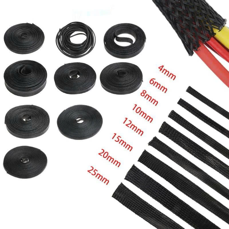dây gen lưới (2m -5m) bọc dây điện phi 14mm - 25mm (dây xác rắn)
