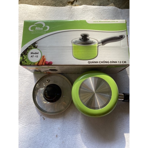 Nồi quấy bột cho bé - nồi nấu cháo cho bé chống dính Alta 12cm