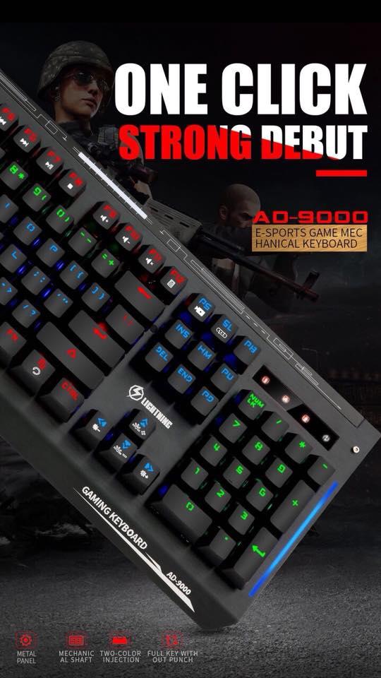 BÀN PHÍM CƠ LIGHTNING AD9000 - SIÊU CHỊU NƯỚC