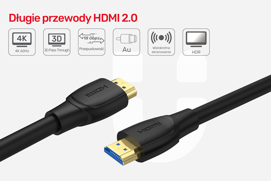 Cáp HDMI 2.0 4K dài 15M Unitek C11045BK