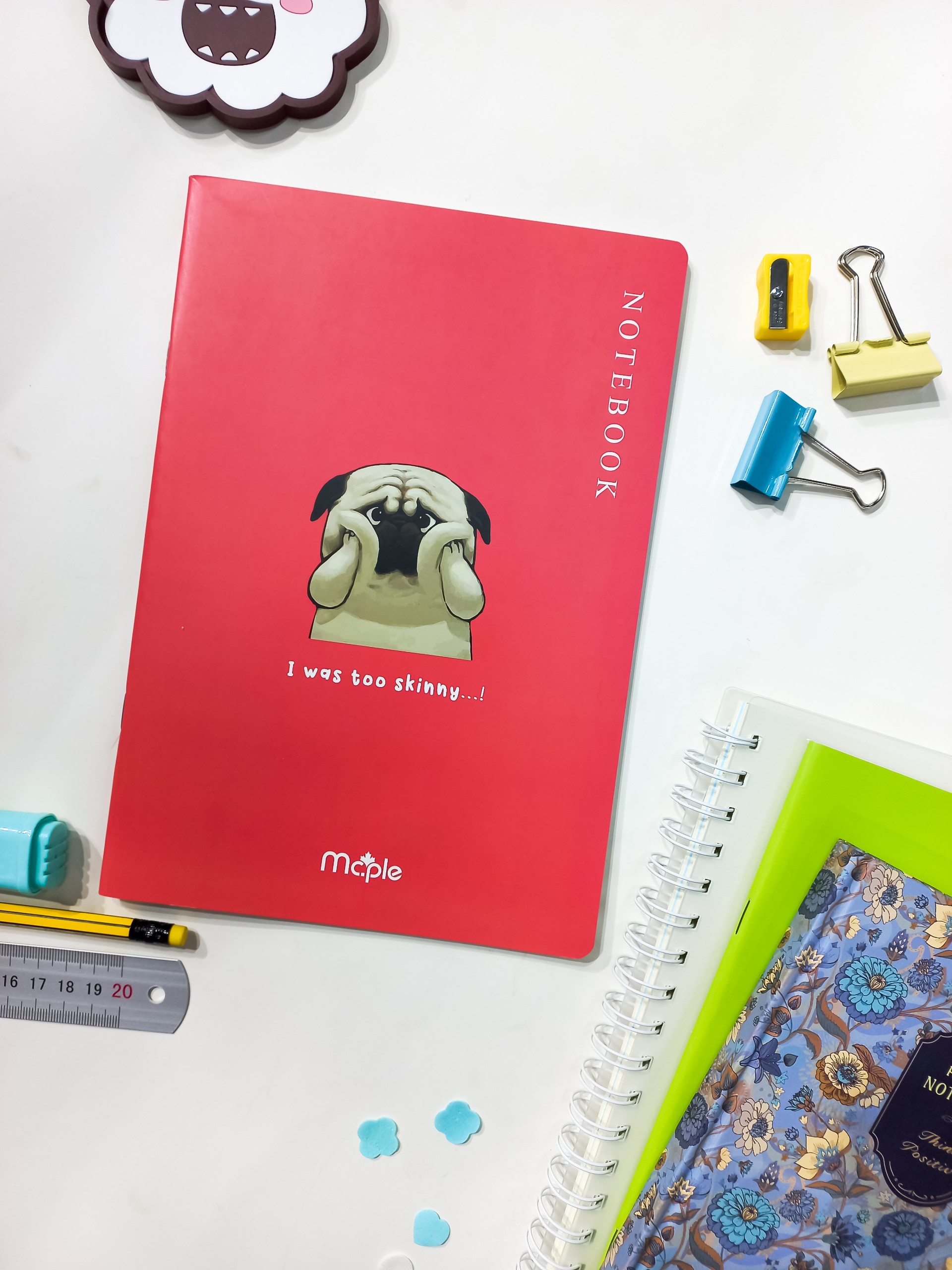 [MC.PLE] Vở Kẻ ngang cao cấp B5 Mc.ple 80 trang PASTEL, định lượng 70gsm, độ trắng 92% ISO - Sổ tập vở chất lượng, bám mực tốt - MS2501