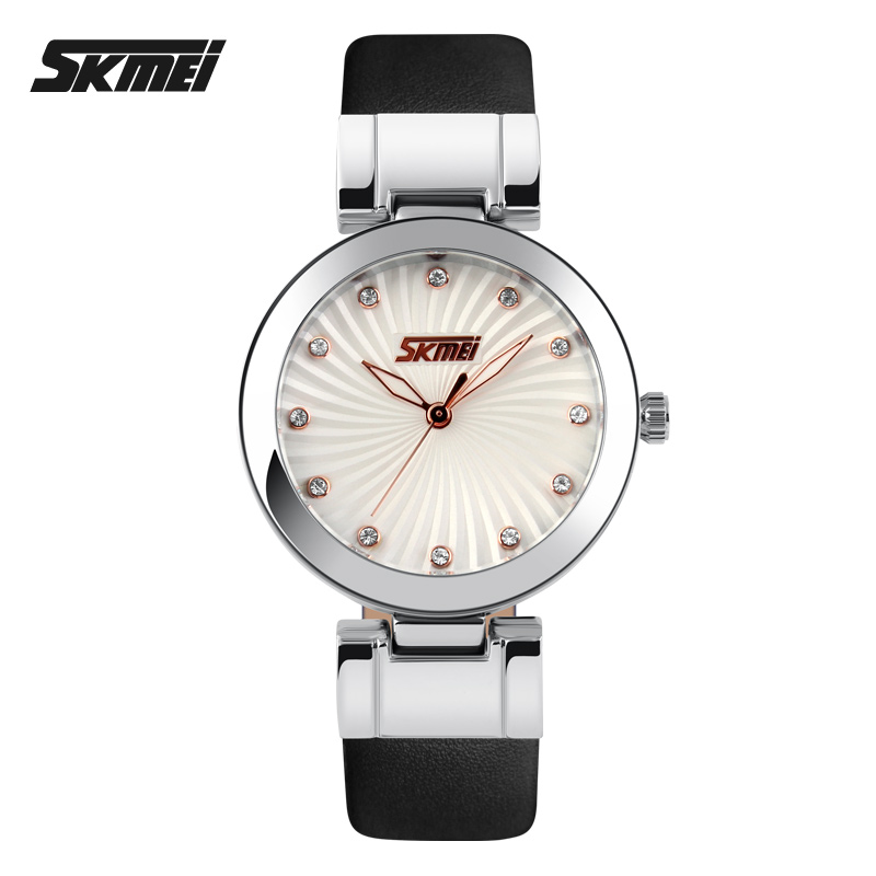Đồng hồ nữ dây da Skmei 9086