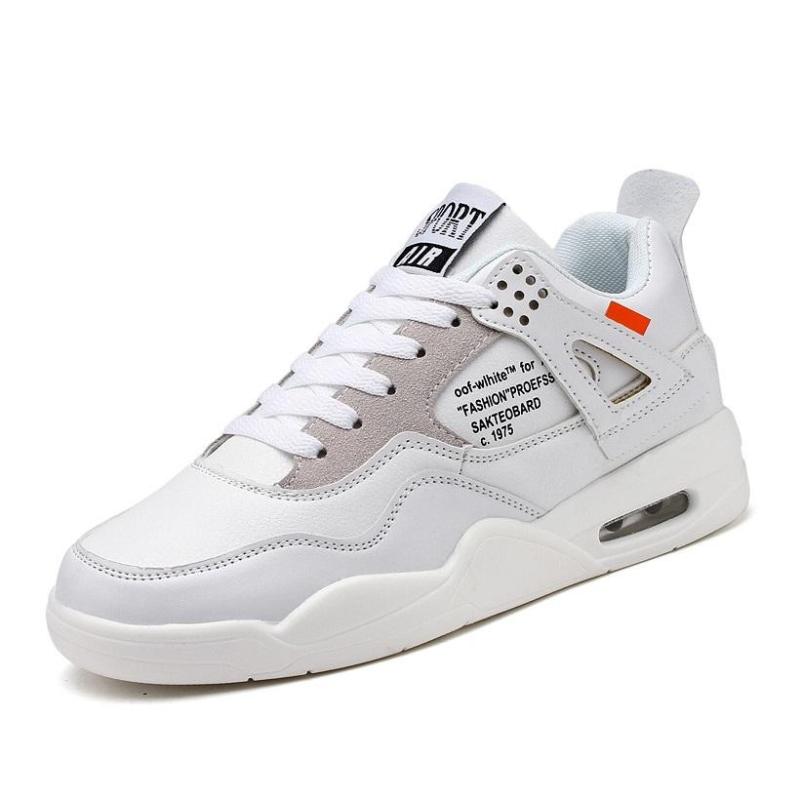 Giày Sneaker Nam BAZAS BZ1191T Màu Trắng