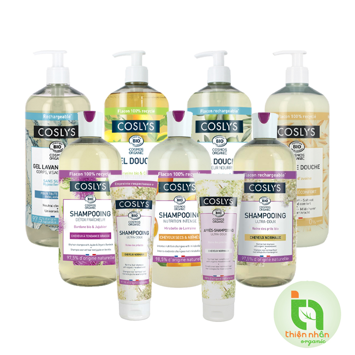 Dầu gội & Sữa tắm hữu cơ Coslys 250ml 500ml
