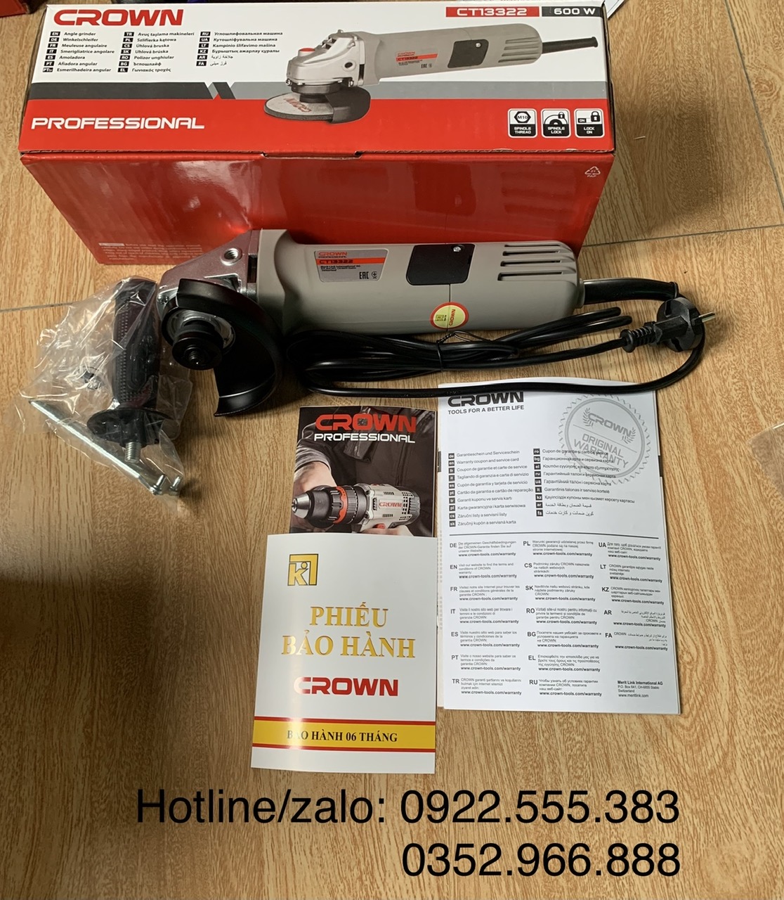 Máy mài / máy cắt crown ct 13322 chính hãng