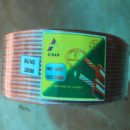Dây loa núi đủ size - cuộn 100m
