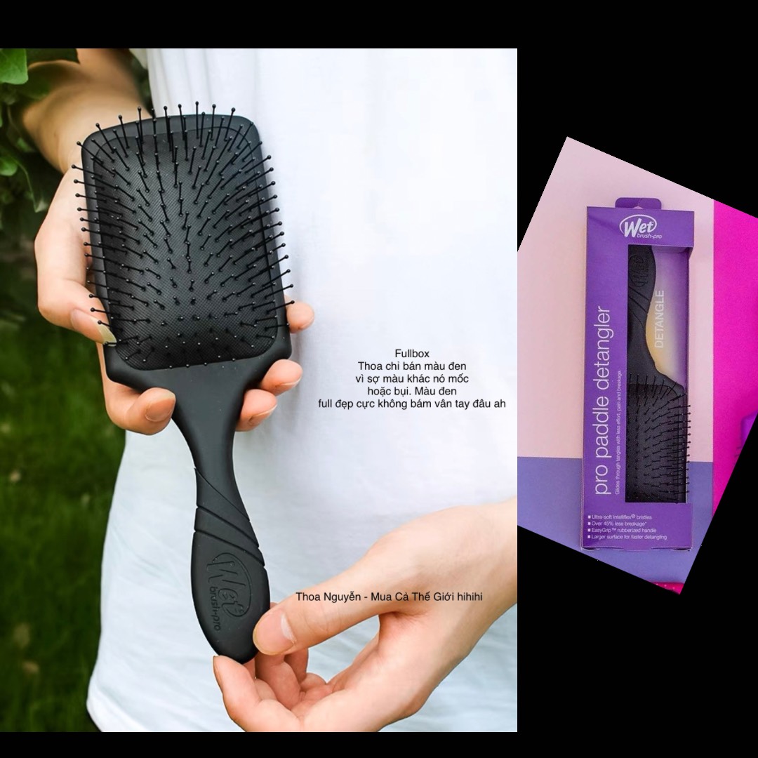 [GIẢM 5% ĐƠN 129K]Lược Gỡ Rối Wet Brush Original Fullsize
