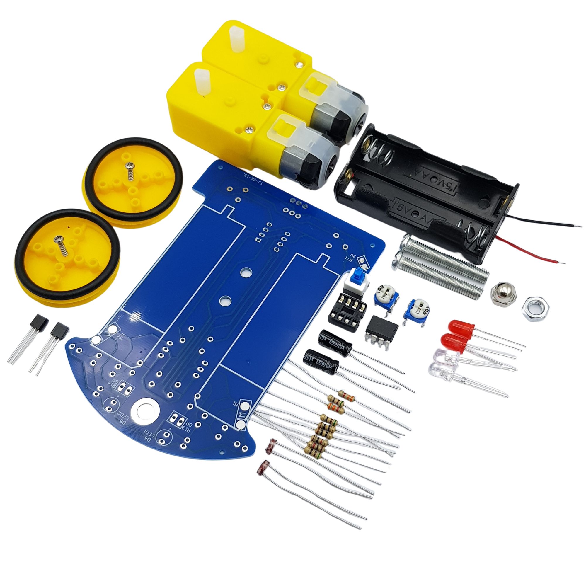 Kit Xe Robot Dò Đường Hàn Linh Kiện