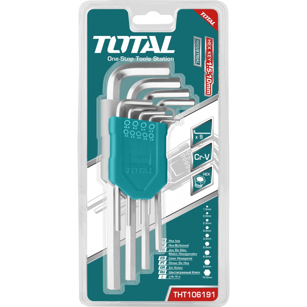 TOTAL Bộ chìa lục giác THT106191