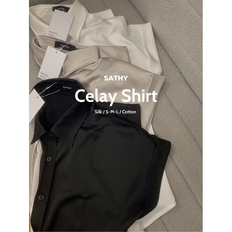 Áo sơmi lụa cánh dơi SATHY cao cấp ( Celay shirt)