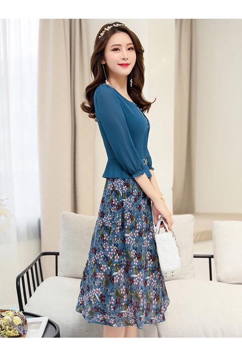 Đầm voan lụa quãng châu thanh lịchTH